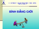 Bài giảng Bình đẳng giới (60 trang) [chuẩn SEO]