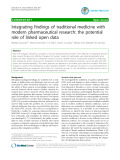 Báo cáo y học: Tích hợp y học cổ truyền và nghiên cứu dược phẩm hiện đại: Vai trò tiềm năng của linked open data