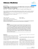 Báo cáo y học: " Study designs of randomized controlled trials not based on Chinese medicine theory are improper"