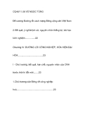 Kiến thức môn đường lối chính trị: Tổng hợp kiến thức môn đường lối chính trị 3