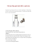 Cấu tạo tổng quát xe gắn máy: Chi tiết từ A đến Z