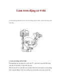 Làm trơn động cơ 4 thì: Kinh nghiệm và cách thực hiện tốt nhất