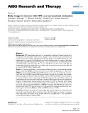 Báo cáo y học: "Body image in women with HIV: a cross-sectional evaluation"