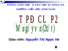 Giáo án điện tử tiểu học: Tập đọc lớp 2 Mẫu giấy vụn