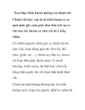 Xoa bóp, bấm huyệt phòng trị chuột rút 