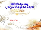 Giáo án điện tử Lịch sử lớp 5: Bài 17 (Mới nhất)