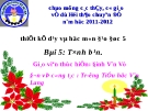 Giáo án điện tử tiểu học môn đạo đức: Tình bạn