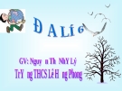 Giáo án điện tử tiểu học môn đạo đức: Sự chuyển động của trái đất