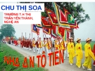 Giáo án điện tử tiểu học môn đạo đức: Nhớ ơn tổ tiên