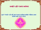 Giáo án điện tử tiểu học: Giáo trình lớp 4- Let's Go