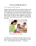 Cách xử trí nhiễm độc thức ăn 
