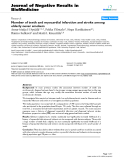 Báo cáo khoa hoc:"  Number of teeth and myocardial infarction and stroke among elderly never smokers"