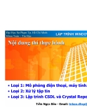 Ôn thi lập trình Windows: Kinh nghiệm và tài liệu chuẩn nhất
