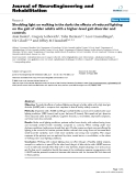 báo cáo khoa học: "Shedding light on walking in the dark: the effects of reduced lighting on the gait of older adults with a higher-level gait disorder and controls"