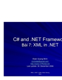 XML trong .NET: Hướng dẫn C# và .NET Framework (Bài 7) từ Đoàn Quang Minh