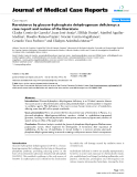 Báo cáo y học: " Kernicterus by glucose-6-phosphate dehydrogenase deficiency: a case report and review of the literature"