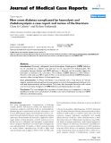 Báo cáo y học: "New onset diabetes complicated by haemolysis and rhabdomyolysis: a case report and review of the literature"