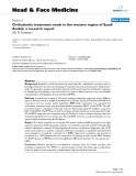báo cáo khoa học:"  Efficacy of low level laser therapy on neurosensory recovery after injury to the inferior alveolar nerve"