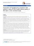 báo cáo khoa học:"  Association of hypoglycemic symptoms with patients’ rating of their health-related quality of life state: a cross sectional study"