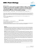 báo cáo khoa học: "  Antagonistic actions of boron against inhibitory effects of aluminum toxicity on growth, CO2 assimilation, ribulose-1,5-bisphosphate carboxylase/oxygenase, and photosynthetic electron transport probed by the JIP-test, of Citrus grandis seedlings"