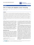 Báo cáo hóa học: " Zinc in innate and adaptive tumor immunity"