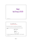 Mạch từ: Chương 1 và ứng dụng trong các TB KTĐ