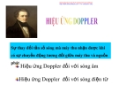 Bài giảng Hiệu ứng Doppler: Giải thích chi tiết và ứng dụng