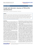 Báo cáo hóa học: "  Crystal and electronic structure of PbTe/CdTe nanostructures"
