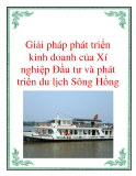 Giải pháp phát triển  kinh doanh của Xí nghiệp Đầu tư và phát triển du lịch Sông Hồng