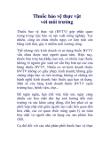 Thuốc bảo vệ thực vật với môi trường
