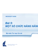 Tin Học Cơ Sở: Chương 2 - Bài 5