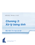 Tin học cơ sở Chương 3: Bài 5a - Hướng dẫn chi tiết