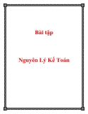 Bài tập Nguyên lý kế toán ĐH Kinh Tế: Kinh nghiệm giải chi tiết