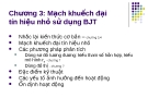 Mạch khuếch đại tín hiệu nhỏ sử dụng BJT: Kinh nghiệm và ứng dụng