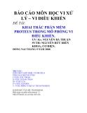 Khai thác phần mềm Proteus: Đề tài mô phỏng vi điều khiển