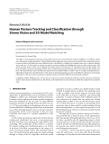 Báo cáo hóa học: "Research Article Human Posture Tracking and Classiﬁcation through Stereo Vision and 3D Model Matching"