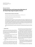 Báo cáo hóa học: Nghiên cứu về lỗi truyền dẫn và độ mạnh nén của các lược đồ mã hóa hình ảnh bản đồ hỗn loạn 2D