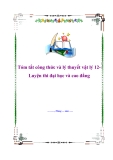 Tóm tắt công thức và lý thuyết Vật Lý 12 luyện thi đại học và cao đẳng [chuẩn nhất]