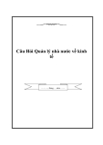 Câu hỏi quản lý nhà nước về kinh tế: Tổng hợp [mới nhất]