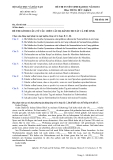Đề ôn thi trắc nghiệm đại học môn tiếng Đức 2012