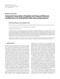 Báo cáo hóa học: "  Research Article Automatic Generation of Spatial and Temporal Memory Architectures for Embedded Video Processing Systems"