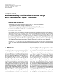Báo cáo hóa học: "  Research Article Audio Key Finding: Considerations in System Design and Case Studies on Chopin’s 24 Preludes"