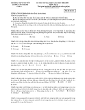 Đề thi thử đại học cao đẳng môn Vật Lý 2012: Tổng hợp đề thi hay