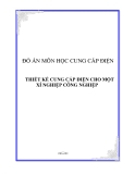 Thiết kế cung cấp điện: Đồ án môn học cung cấp điện cho xí nghiệp công nghiệp