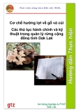 Cơ chế hưởng lợi gỗ và củi: Thủ tục hành chính, kỹ thuật quản lý rừng cộng đồng tỉnh Dak Lak