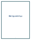 Bài tập sinh học: Tổng hợp bài tập về sinh học [kèm đáp án]