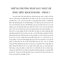 NHỮNG PHƯƠNG PHÁP HAY NHẤT ĐỂ THẤU HIỂU KHÁCH HÀNG