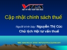 Chính sách thuế: Cập nhật mới nhất