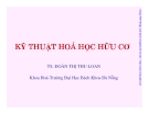 Bài giảng Kỹ thuật hóa học hữu cơ [mới nhất]