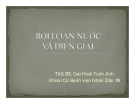 Rối loạn nước và điện giải - ThS. BS. Cao Hoài Tuấn Anh